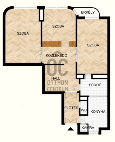 Eladó téglalakás, Budapesten, II. kerületben 89.9 M Ft, 4 szobás