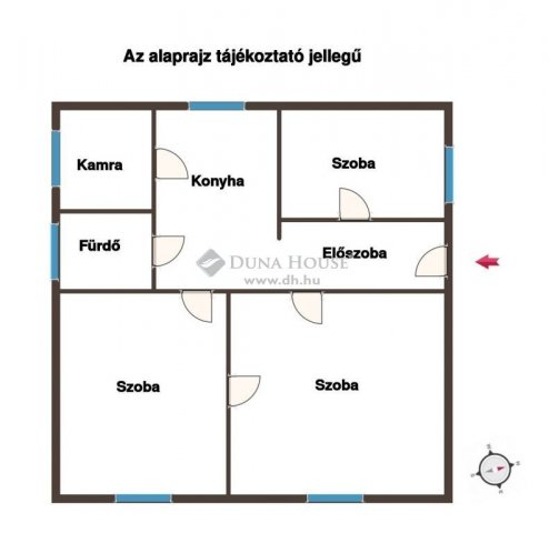 Eladó családi ház, Szegeden 44.9 M Ft, 3 szobás