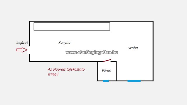 Eladó téglalakás, Budapesten, X. kerületben 22.9 M Ft, 1 szobás