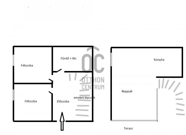 Eladó téglalakás, Pécsett, Fellbach utcában 69.9 M Ft, 3 szobás