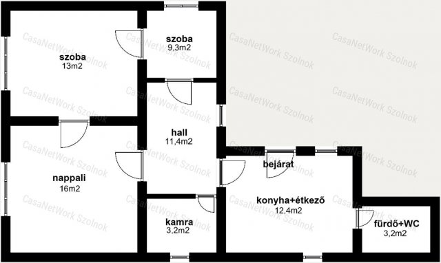Eladó családi ház, Újszászon 14.99 M Ft, 2+1 szobás