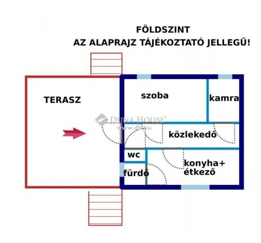 Eladó családi ház, Budakalászon 49.9 M Ft, 1 szobás