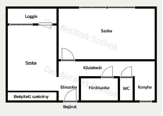 Eladó panellakás, Szolnokon 25.3 M Ft, 1+1 szobás