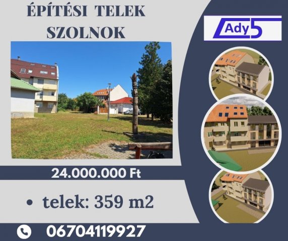 Eladó telek, Szolnokon 24 M Ft / költözzbe.hu