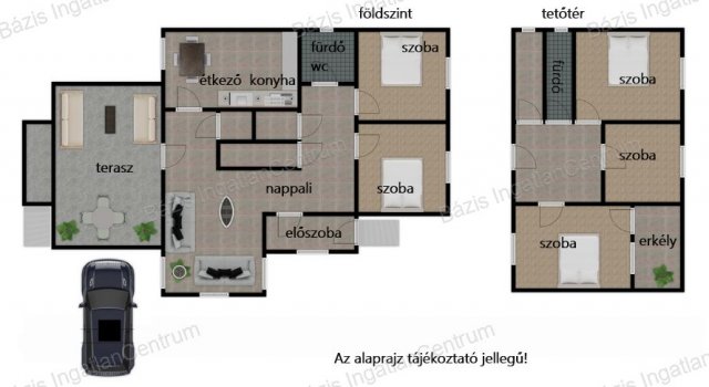 Eladó családi ház, Baján 64.8 M Ft, 4+1 szobás