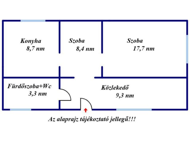 Eladó családi ház, Karcagon 12 M Ft, 1+1 szobás