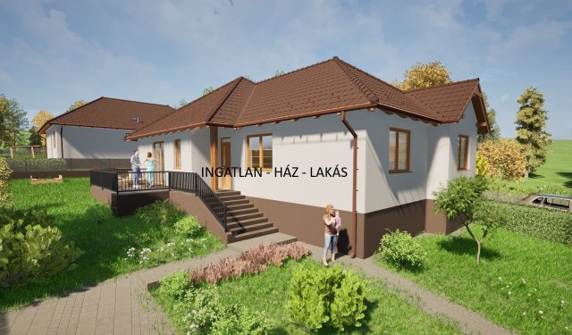 Eladó ikerház, Veresegyházon 99.9 M Ft, 5 szobás