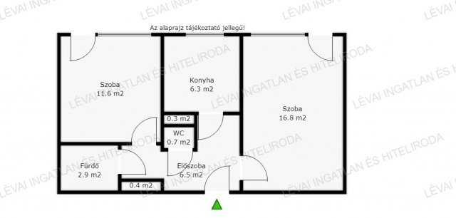 Eladó panellakás, Békéscsabán 19.2 M Ft, 2 szobás