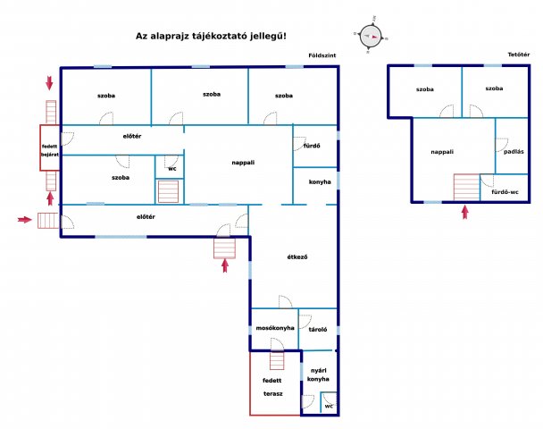 Eladó családi ház, Palotabozsokon 50.5 M Ft, 8 szobás