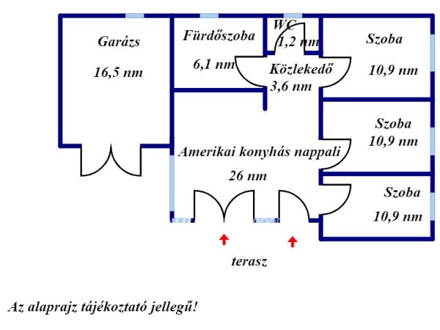 Eladó ikerház, Jászberényben, Gém utcában 55 M Ft, 3 szobás