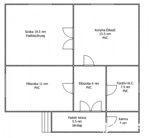 Eladó családi ház, Somoskőújfalun 27.5 M Ft, 2 szobás