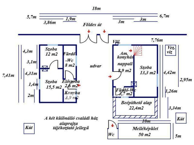 Eladó családi ház, Csemőn 24.99 M Ft, 4 szobás