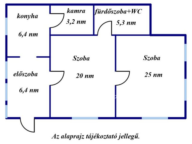 Eladó családi ház, Kisújszálláson 6.7 M Ft, 2 szobás