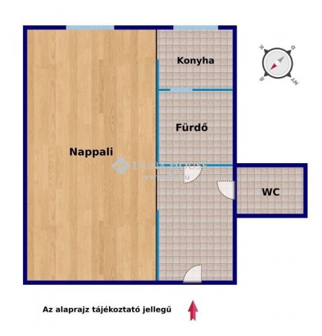 Eladó téglalakás, Budapesten, IX. kerületben 52 M Ft, 1 szobás