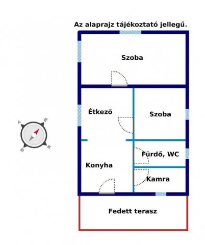 Eladó családi ház, Délegyházán 19.9 M Ft, 2 szobás