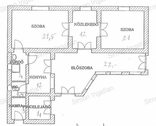 Eladó családi ház, Csépán, Hunyadi utcában 13.8 M Ft, 3 szobás