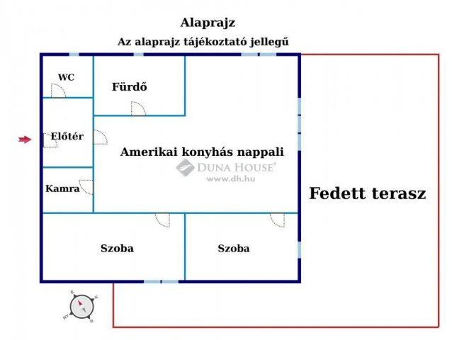 Eladó téglalakás, Dabason 60 M Ft, 3 szobás