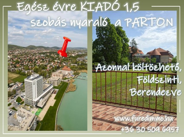 Kiadó téglalakás, albérlet, Balatonfüreden 150 E Ft / hó