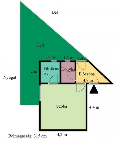 Eladó téglalakás, Budapesten, IV. kerületben 32.9 M Ft, 1 szobás