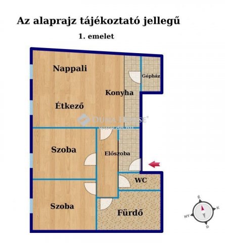 Eladó téglalakás, Budapesten, XV. kerületben 77 M Ft, 3 szobás