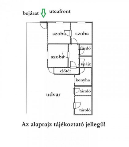 Eladó családi ház, Szegeden, Újvilág utcában 53.9 M Ft