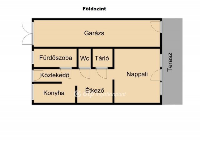 Eladó sorház, Hajdúszoboszlón 50 M Ft, 2+2 szobás