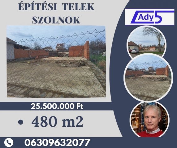 Eladó telek, Szolnokon 25.5 M Ft / költözzbe.hu