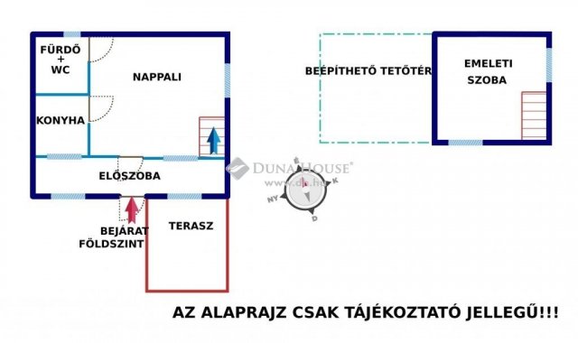 Eladó családi ház, Szentendrén 49.9 M Ft, 2 szobás