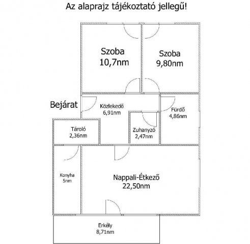 Eladó téglalakás, Budapesten, IV. kerületben 75.9 M Ft, 3 szobás