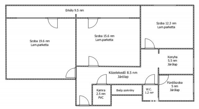 Eladó téglalakás, Salgótarjánban 14 M Ft, 3 szobás