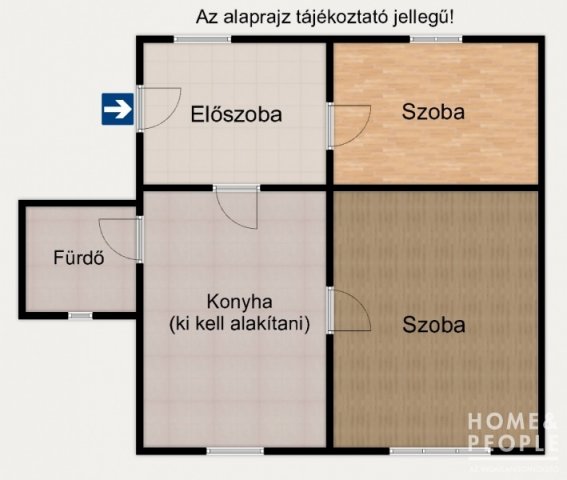 Eladó családi ház, Bakson 2.199 M Ft, 2 szobás