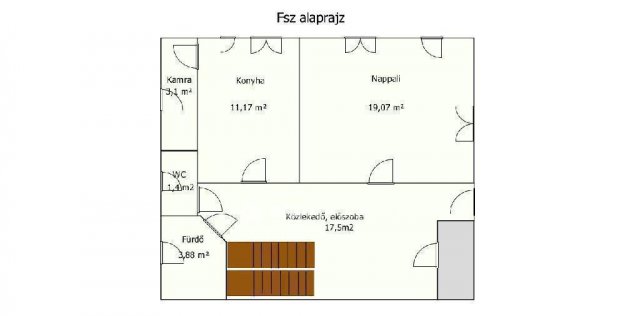 Eladó ikerház, Csongrádon 25.8 M Ft, 3 szobás