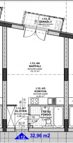 Eladó téglalakás, Szombathelyen 28.9 M Ft, 1 szobás
