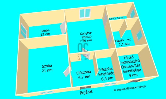 Eladó családi ház, Szentgálon 38.5 M Ft, 3 szobás