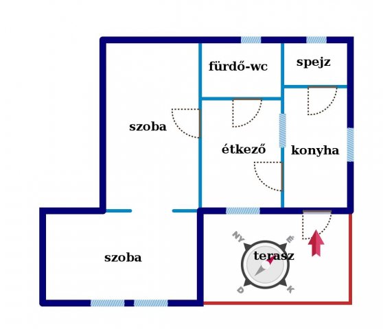 Eladó családi ház, Kecskeméten 24.9 M Ft, 2 szobás
