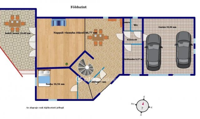 Eladó családi ház, Dunaharasztin 134.9 M Ft, 6 szobás