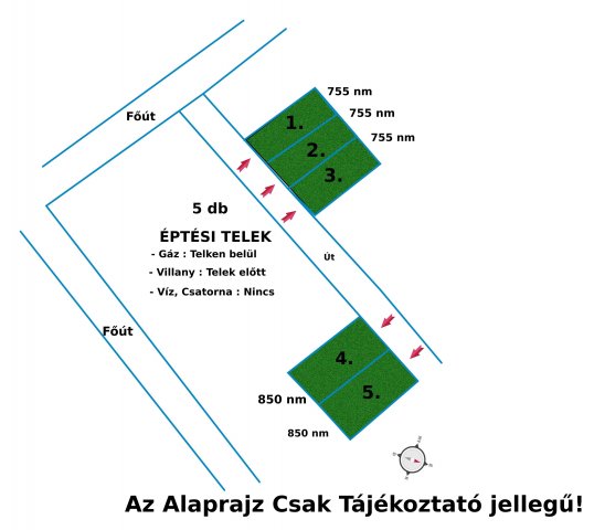 Eladó telek, Csévharaszton 11.9 M Ft / költözzbe.hu