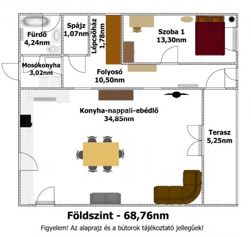 Eladó családi ház, Polgáron 49.5 M Ft, 4 szobás