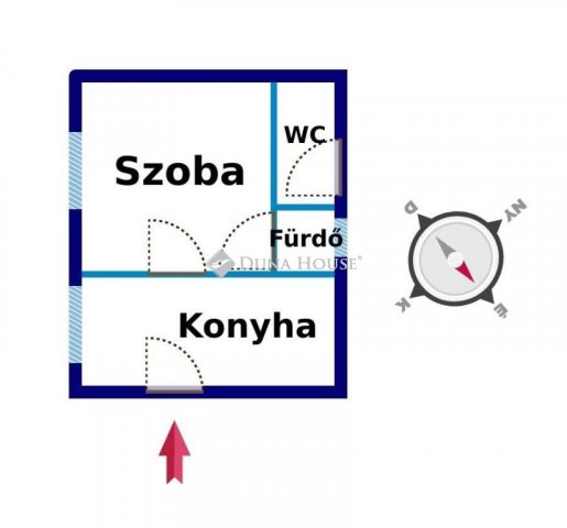 Eladó családi ház, Kiskunfélegyházán 9.7 M Ft, 1 szobás