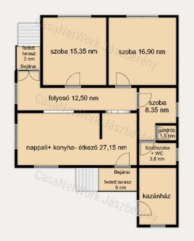 Eladó családi ház, Alattyánban 13.5 M Ft, 3 szobás
