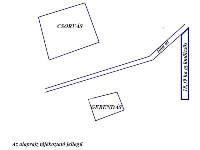 Eladó mezogazdasagi ingatlan, Gerendáson 9.5 M Ft
