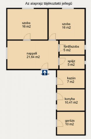 Eladó családi ház, Szankon 18.99 M Ft, 3 szobás