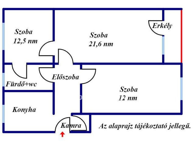 Eladó téglalakás, Békéscsabán 37.4 M Ft, 3 szobás