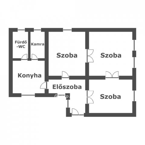Eladó családi ház, Pétervásárán 10 M Ft, 2+1 szobás