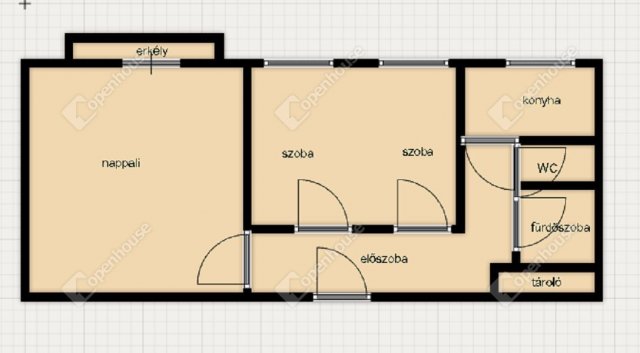 Eladó panellakás, Debrecenben, Füredi úton 48 M Ft, 2 szobás