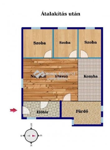 Eladó családi ház, Kisbéren 27.9 M Ft, 1 szobás