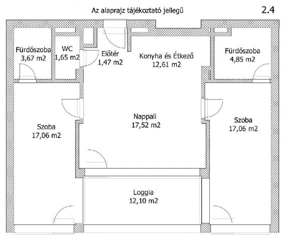 Eladó téglalakás, Keszthelyen 115 M Ft, 3 szobás