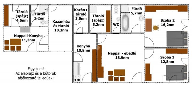 Eladó családi ház, Hajdúnánáson 49.55 M Ft, 2 szobás