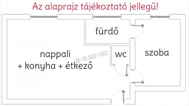 Eladó téglalakás, Budapesten, IX. kerületben 44 M Ft, 2 szobás