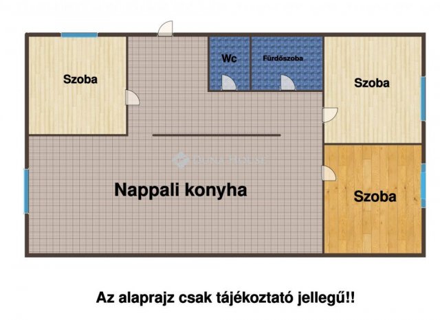 Eladó panellakás, Budapesten, XV. kerületben 77 M Ft, 4 szobás